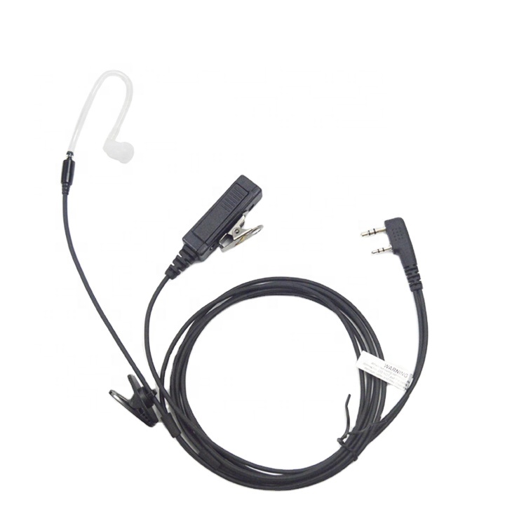 2-Wire Surveillance Kits with Acoustic Tube Earpieces for Two-way Radios
